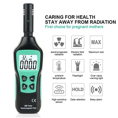 Radiation Dosimeter EMF Meter Electromagnetic Radiation Detector Geiger Counter
