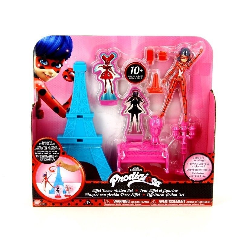 BANDAI PRODIGIOSA MIRACULOUS LADYBUG PLASET TOUR EIFFEL