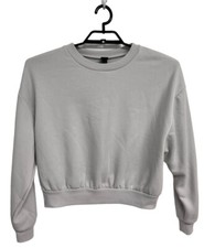 Wild Fable Junior's Long Sleeve Light Brown Khaki Crew Neck Sweatshirt Size XXL