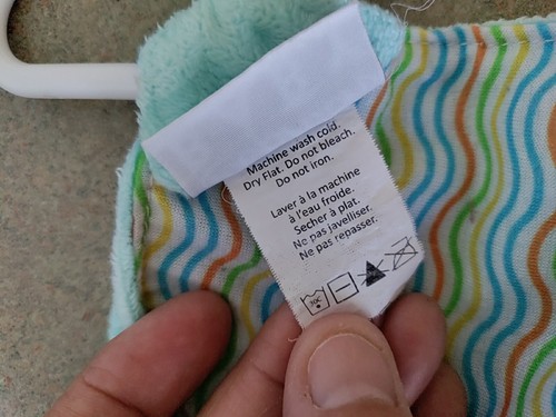 Baby Sea Turtle Lovey Blanket Teether Toy Green Blue Orange Rattle 9" Security - Picture 9 of 10