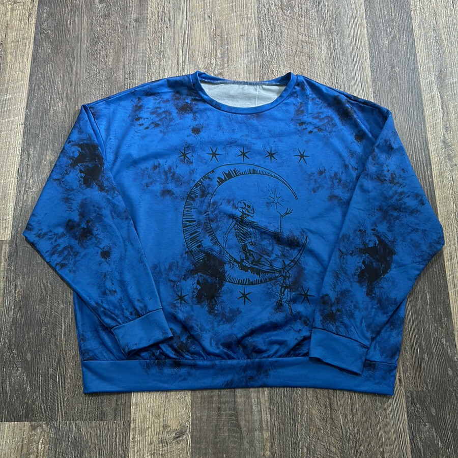 tie dye moon shirt