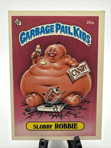 1985 Topps Garbage Pail Kids Card Series 1 OS1 Matte USA GPK Slobby Robbie 26a