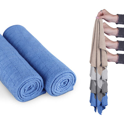 Handtuch Super Saugfähig Microfasertuch 65x45cm 300g/m² Putztücher Geschirrtuch