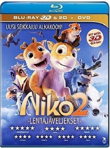Niko 2: Lentäjäveljekset (Little Brother, Big Trouble) 3D Blu-ray English spoken