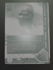 Frank Thomas 2000 Pacific Omega #33 printing plate super rare 1/1