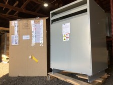 Eaton V48m28t1216ls47 3 Phase 112.5 Kva Dry Type Transformer 480 X 208y120 New Eaton V48m28t1216ls47 3 Phase 112.5 Kva Dry Type Transformer 480 X 208y120 New