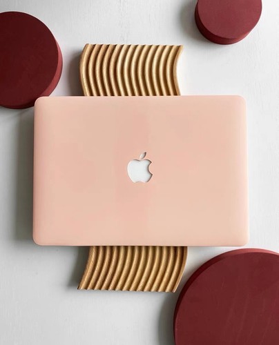 Cream Matte Hard Laptop Shell Case For Macbook M4 Air 15 13 Pro 16 14 11 12 inch - Picture 20 of 55