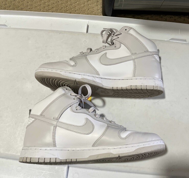 Nike Dunk High Retro Vast Grey White 2021 VNDS Sz 10 194953256413
