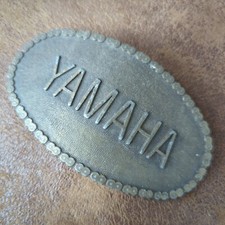 Yamaha Vintage Metal Belt Buckle Motorcycle Chain Belt Damaged