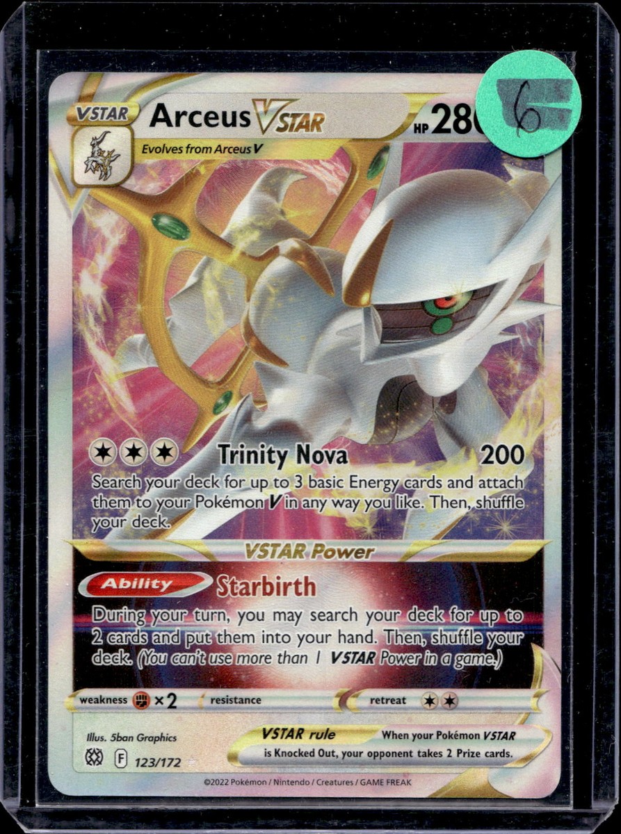 SWSH09: Brilliant Stars #123/172 Arceus VSTAR | eBay