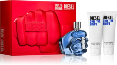 Diesel Only the Brave 3pc Gift Set 125ml EDT Spray x 75ml Shower