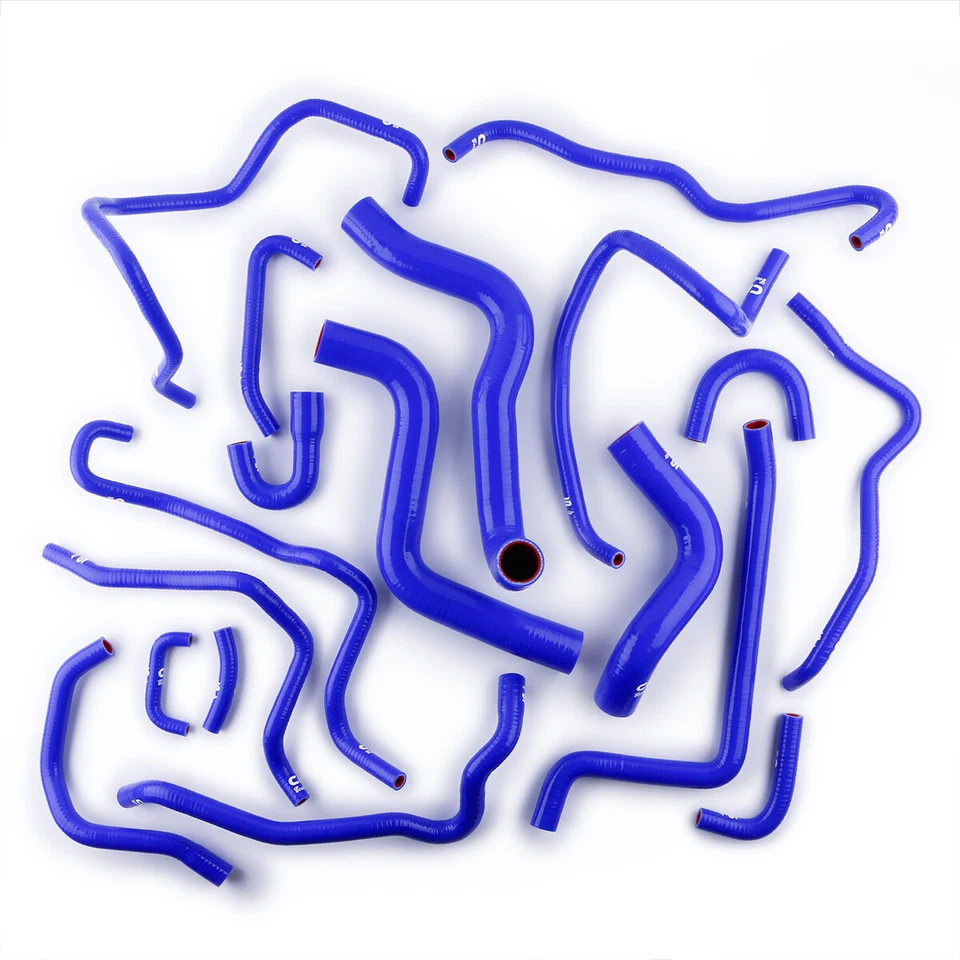 Silicone Coolant Breather Hose Kit For 03-08 Mazda RX-8 RX8 SE3P 231 1.3L Blue - Image 2 of 4