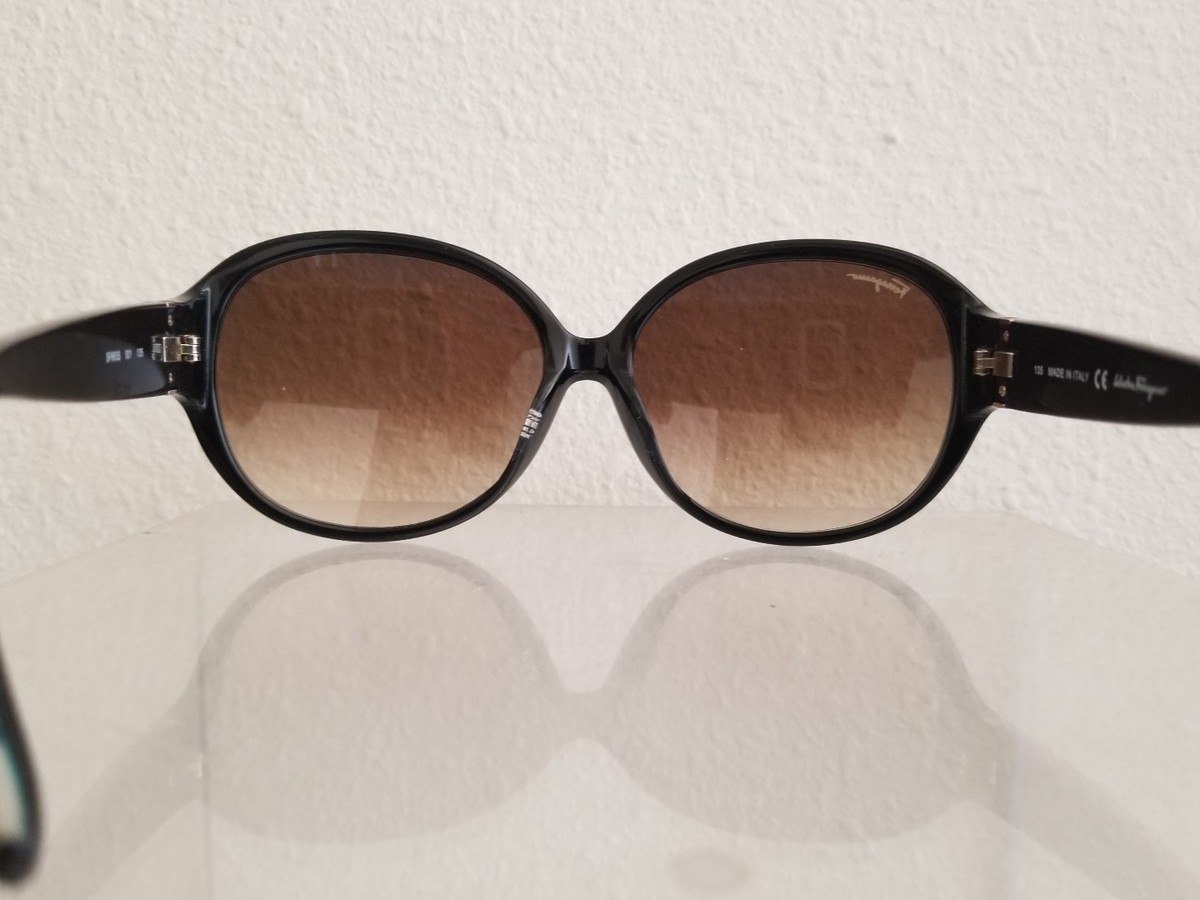未使用級 フェラガモ SF665S サングラス イタリア ケース付 ギフトOK Authentic SALVATORE FERRAGAMO SF665S-001-59 Sunglasses | eBay