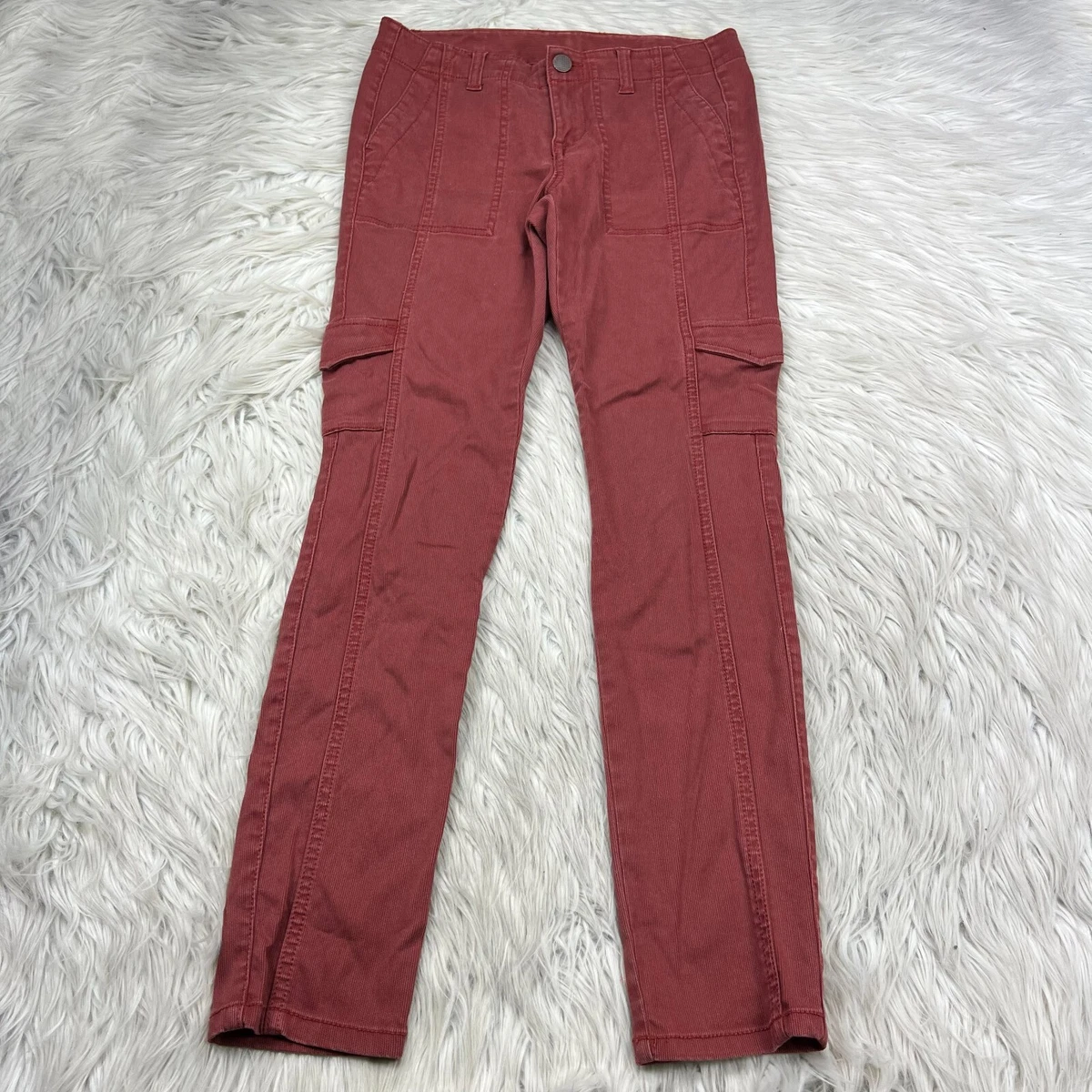 Cotton Blend Twill Cargo Pants