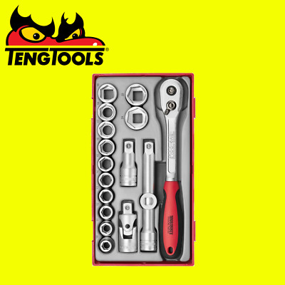 Teng Tools TT1218 1/2'' Steckschlüsselsatz 6 PT TT1 17-tlg.