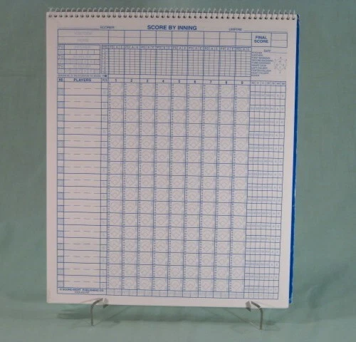 SCOREBOOK MacGregor Baseball & Softball 60 Games 16 Players Scoresheets - Image 3 of 4