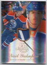 2014-15 Fleer Showcase Flair Memorabilia Prime 8 Nail Yakupov GU Patch 07/10