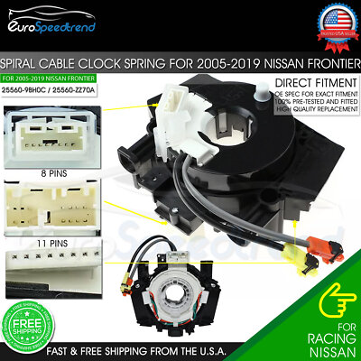 Spiral Cable Clock Spring for Nissan Frontier 4.0L 2005-2019 25560