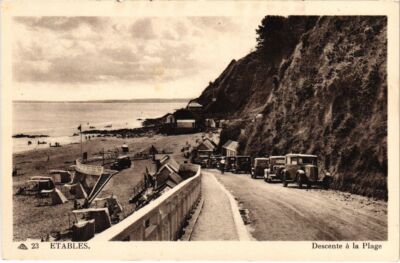 CPA ETABLES-sur-MER Abstieg zum Strand (1295888)