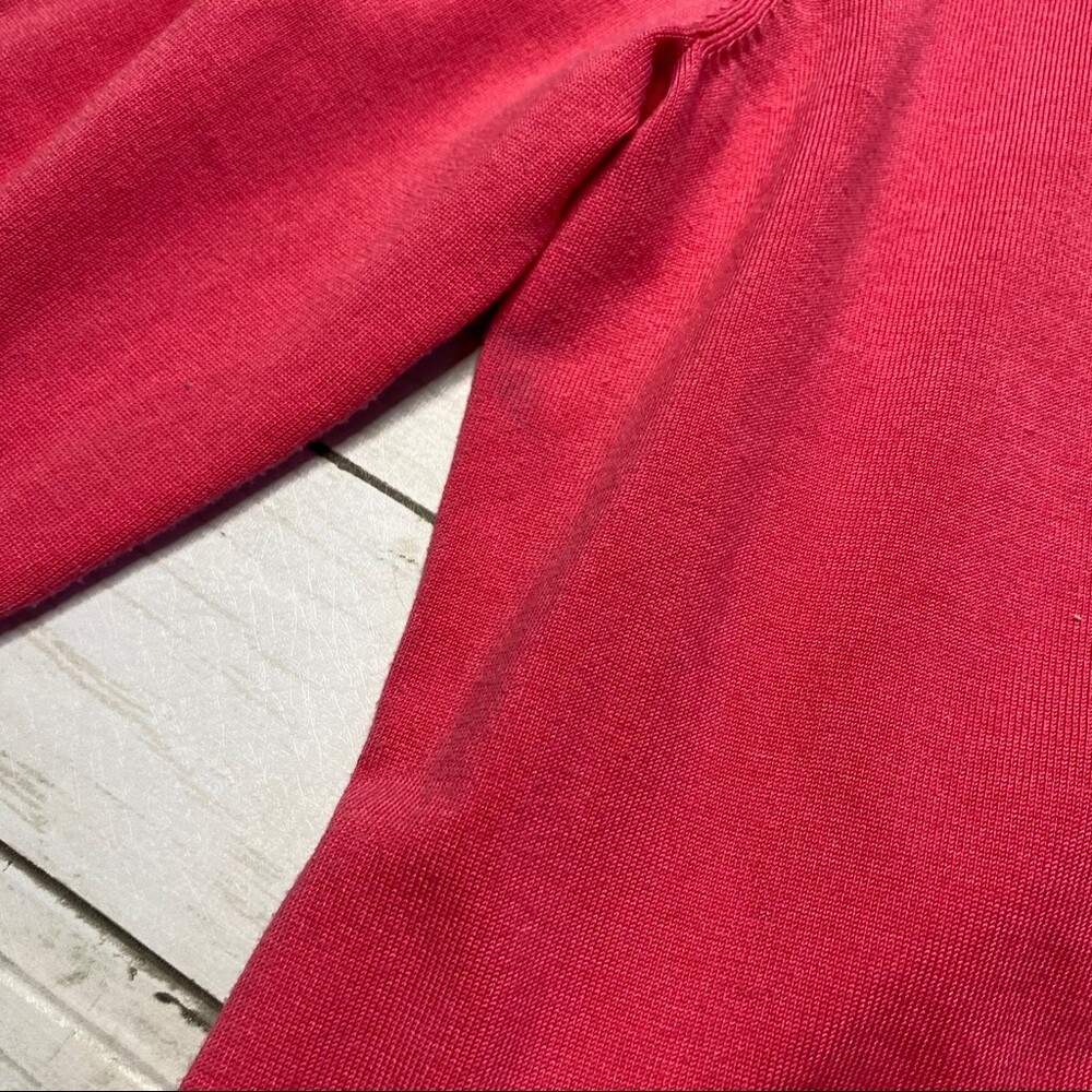 Pendleton Pink Mock Neck Top Large - image 7