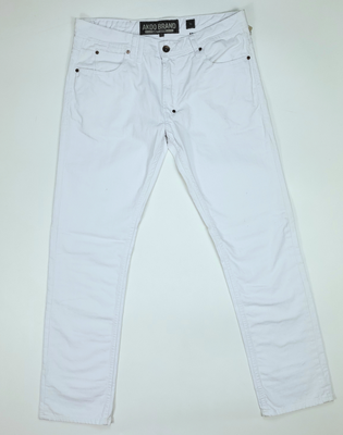 white akoo jeans