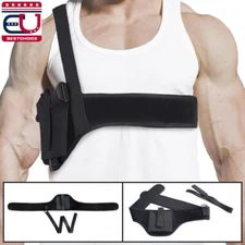 Tactical Concealed Carry Shoulder Waist Pistol Hand Gun Holster Holder Pouch Bag