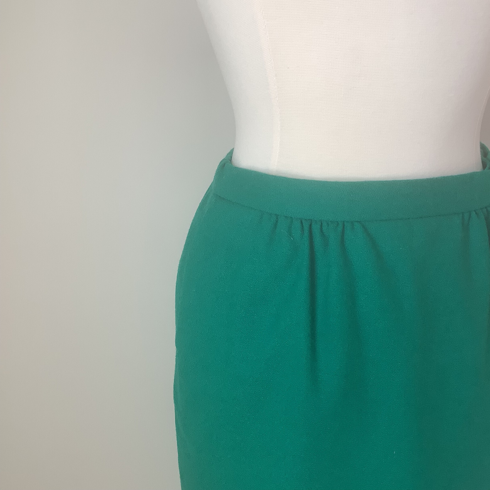 Pendleton Pleated 100% Virgin Wool Classic Green … - image 3