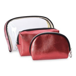 red clear purse