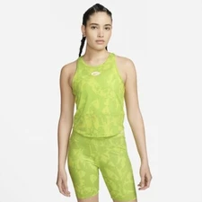 Nike Women's M Dri-FIT One Luxe Icon Clash Training Tank Top DM7645-321 MSRP $55