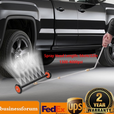 #ad 22quot; Pressure Power Washer Undercarriage Under Car Cleaner Water Broom w 7 Nozzle $53.24