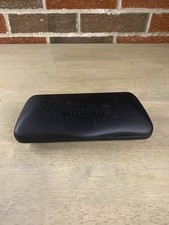 Balenciaga Eyeglasses Case Black Hard Clamshell Authentic Designer