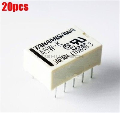 20Pcs A5W-K Relay Takamisawa DIP-10 Relay 2X Um 5V Audio Signal Ic New vh #as