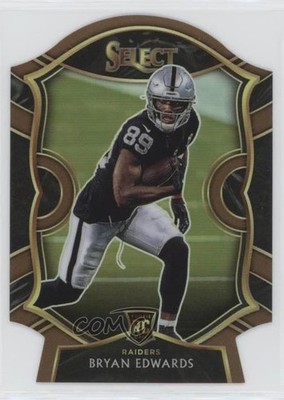 2020 Select Concourse Copper Prizm Die-Cut /355 Bryan Edwards #76 Rookie RC 2l4