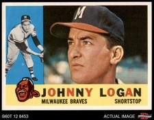 1960 Topps #205 Johnny Logan Braves 8 - NM/MT