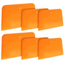 Car Body Filler Spreader, 6 PCS Reusable 4-inch,5-inch, 6-inch, orange