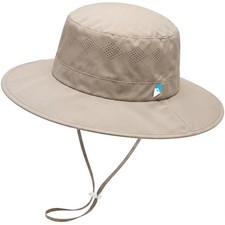 UPF 50 Sun Hat for Men Women, Adjustable Wide Brim Fishingt Hat Khaki