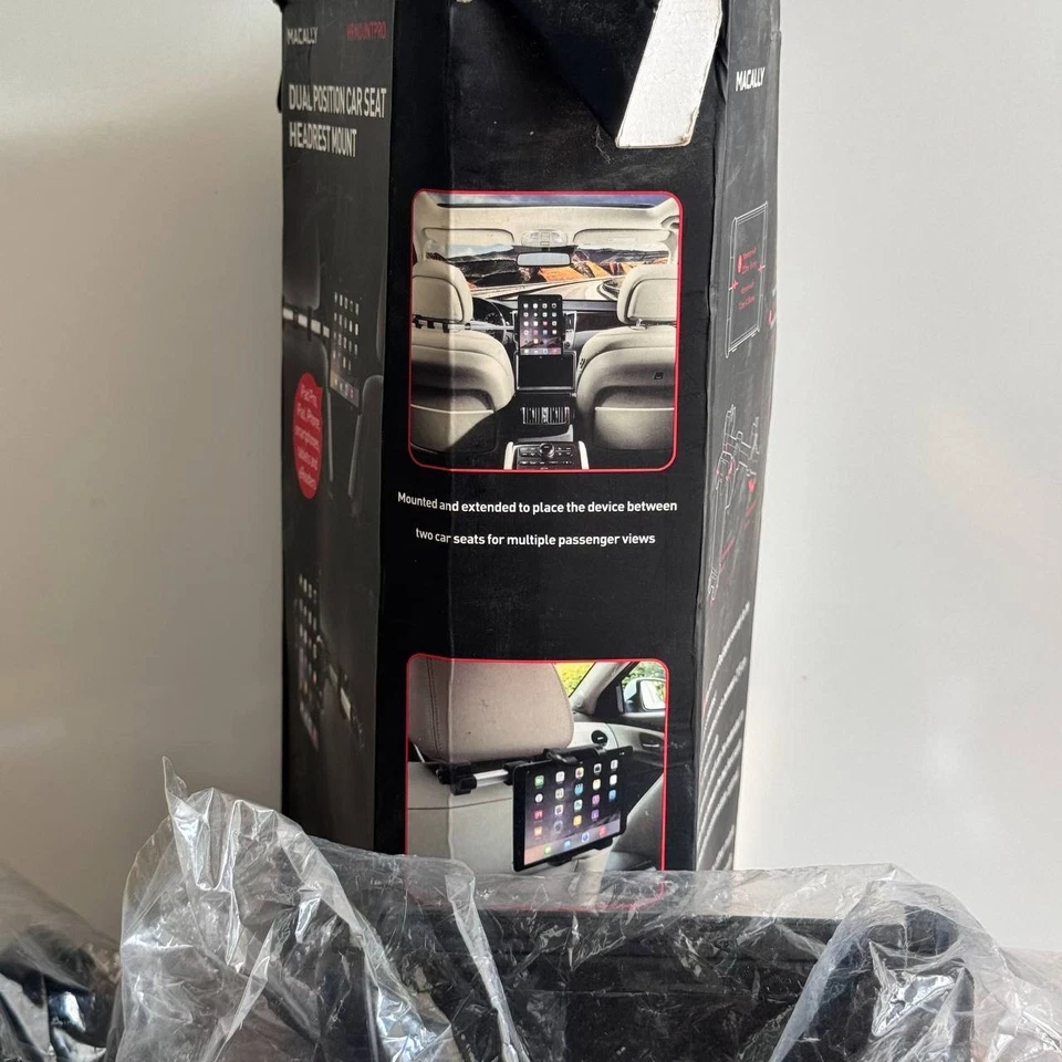 Macally Car Headrest Mount Holder for iPad iPhone Tablets – New - Image 2 of 4