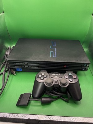 Sony PlayStation 2 PS2 SPCH-30001 R Gaming Console ONLY Black Fair Untested
