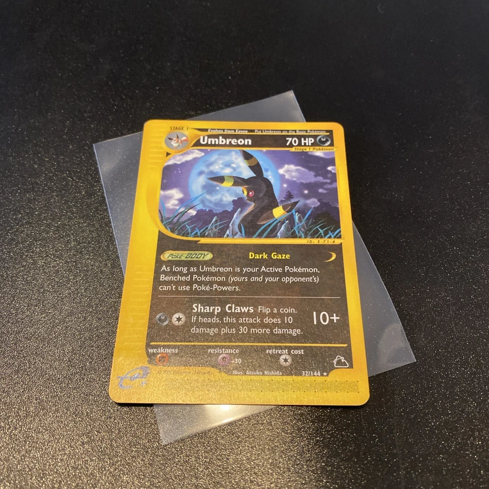 Umbreon Skyridge -  32/144 - Non Holo - Rare - Pokemon card WOTC Nice Condition  - Image 3 of 4