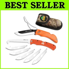 Hunting Knife with Replaceable Blades