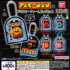 Pac-Man Blister Charm Collection complete set 5 Capsule Toy Gacha NEW