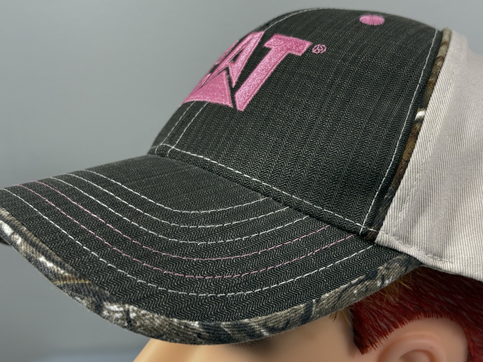 CAT Strapback Baseball Cap Multicolor One Size Ad… - image 10