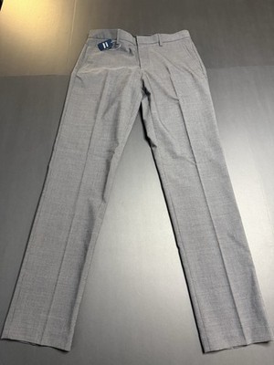 NWT J Crew Pants Four Season Thompson Wool Charcoal Houndstooth Mens 29x32 $157