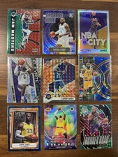 Huge LeBron James Lakers Cavaliers 78 Card Lot Prizms #’d Rcs Inserts Hot GOAT?