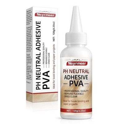 4.23OZ Neutral PH PVA Glue, Art Precision Craft Book Adhesive, Archival Quality
