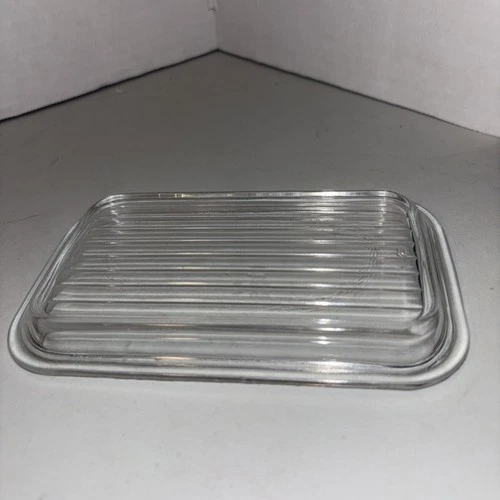 Pyrex Ribbed Lid 502-C 1950s Vintage Medium                                DA12