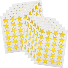 0.8 Diameter Gold Star Stickers - 720 Pcs 30 Sheets - Reward Stickers for Chil