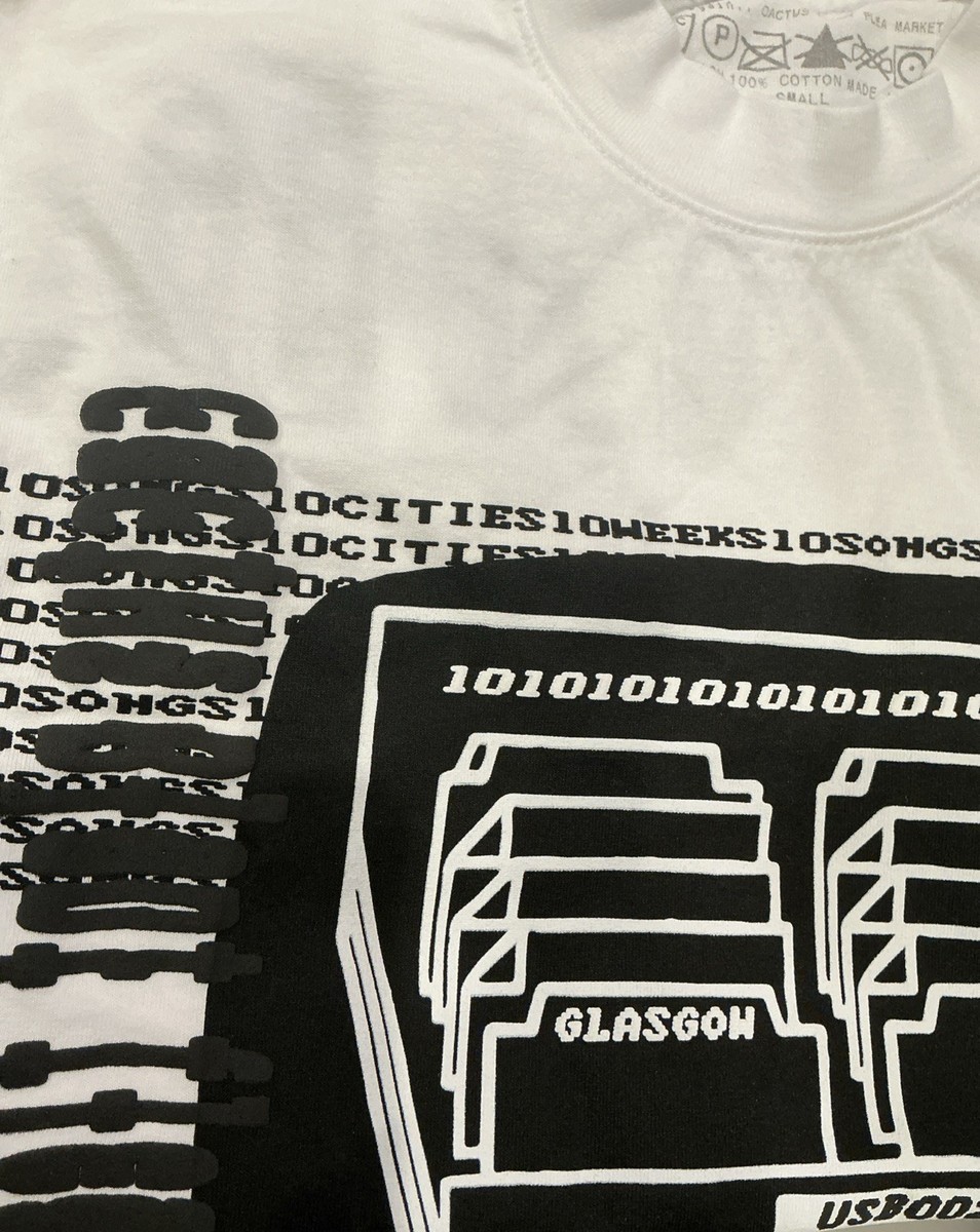 Fred Again.. USB002 Glasgow White CPFM T Shirt Tour Merch Oct 3