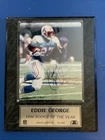 Eddie George Houston Oilers Autographed 8"x10" Plaque (15" x 12")  w/COA