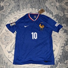 Nike France National Team Soccer Jersey Mbappe #10 Blue XL NWT